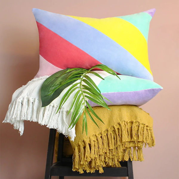 Furn Della Randigt Kuddfodral One Size Pastell Pastel One Size