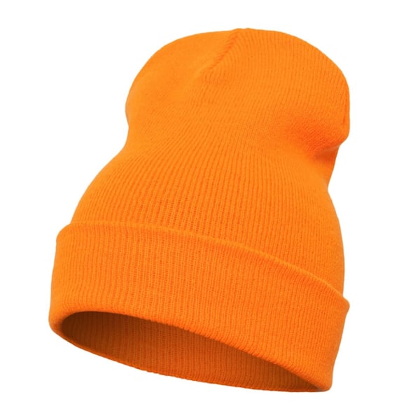 Yupoong Flexfit Unisex Heavyweight Long Beanie Vintermössa One S Blaze Orange One Size