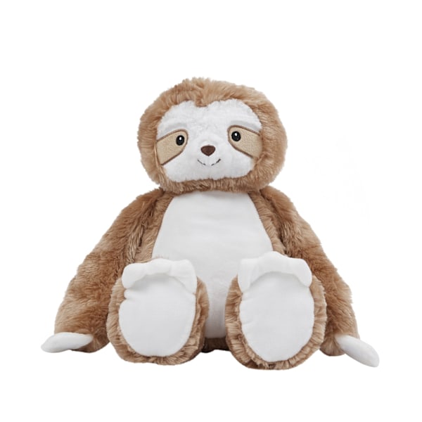 Mumbles Zippie Sloth Plyschleksak L Brun/Vit Brown/White L