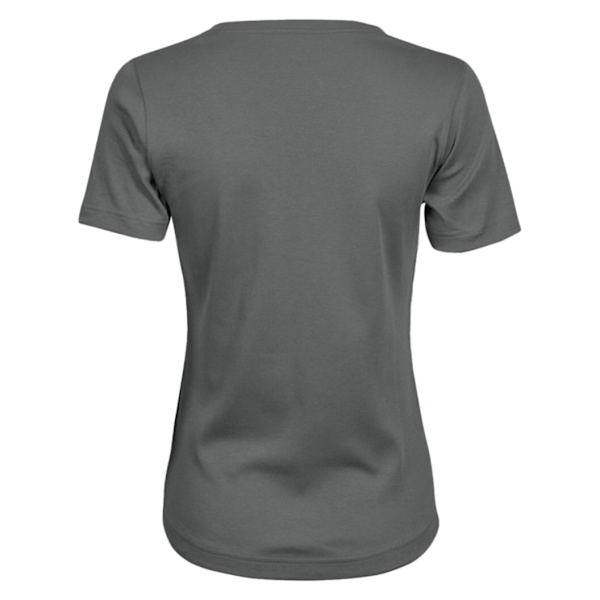 Tee Jays Dam/Dam Interlock Kortärmad T-shirt S Powder Powder Grey S