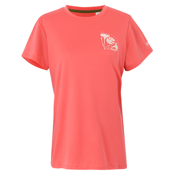 Regatta Dam/Dam Fingal IX Blommor T-shirt 8 UK Peach Bloo Peach Bloom 8 UK