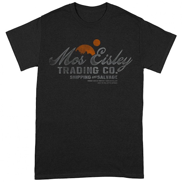 Star Wars Unisex Vuxen Mos Eisley Trading Co T-Shirt XL Svart/Orange Black/Orange/Grey XL