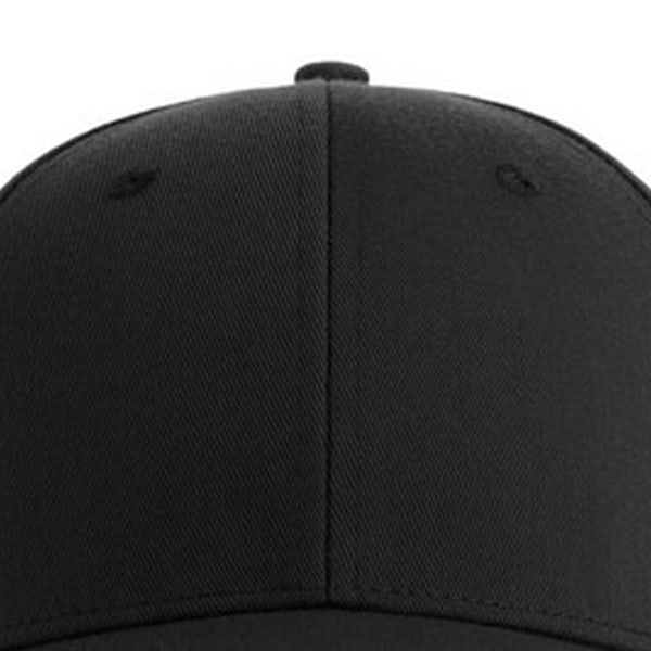 Atlantis Unisex Adult Joshua 6 Panel Cap One Size Svart Black One Size