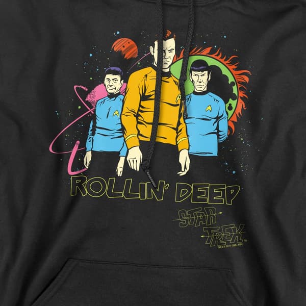 Star Trek Herr Rollin Deep Hoodie M Svart Black M