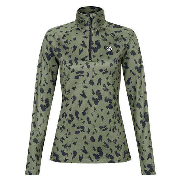 Dare 2B Dam/Dam Divulge Dash Print Core Stretch Mellanlager Olivine Green 10 UK