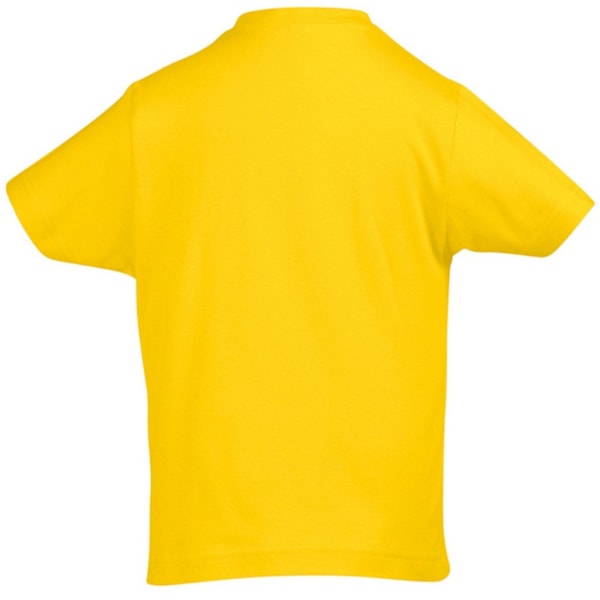 SOLS Kids Unisex Imperial Heavy Cotton kortärmad T-shirt 8 år Gold 8yrs