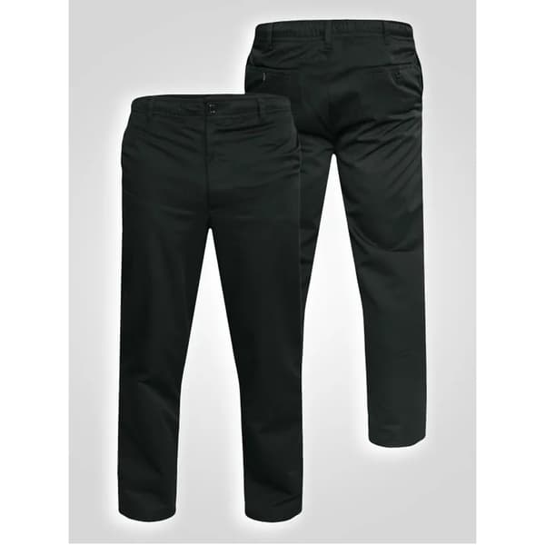 Duke Herr D555 Basilio Rugbybyxor med Elastisk Midja 32L Svart Black 32L
