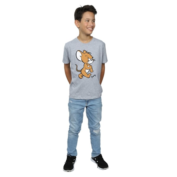 Tom och Jerry Pojkar Arg Mus T-shirt 12-13 År Sports Grey Sports Grey 12-13 Years