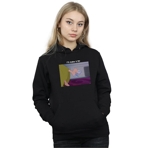 Disney Princess Dam/Damer Jag Får Det Att Passa Hoodie M Svart Black M