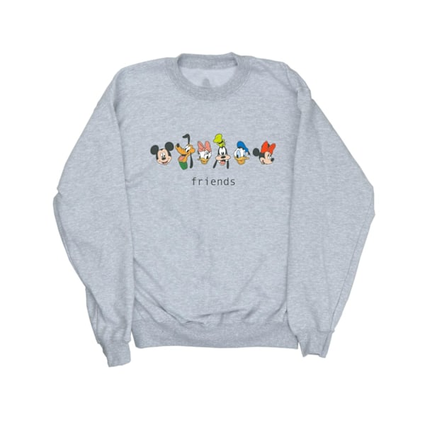 Disney Girls Mickey Mouse And Friends Sweatshirt 5-6 År Spor Sports Grey 5-6 Years