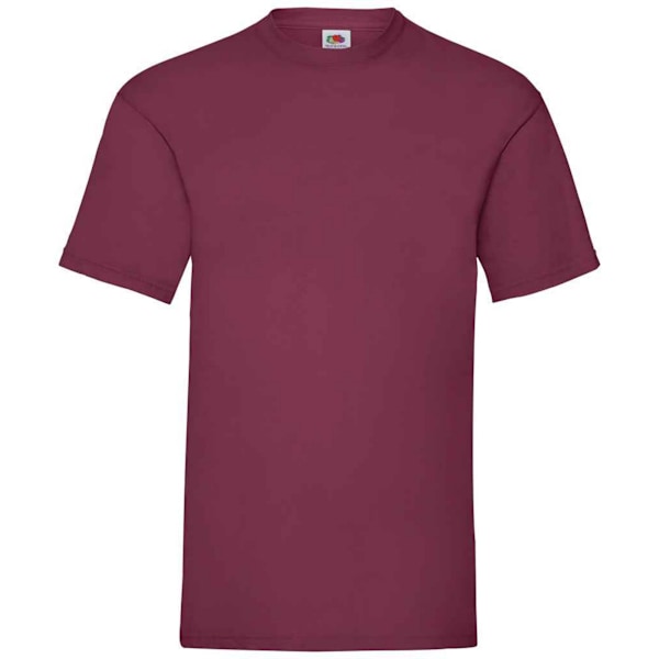 Fruit Of The Loom Herr Valueweight T-shirt M Vinröd Burgundy M