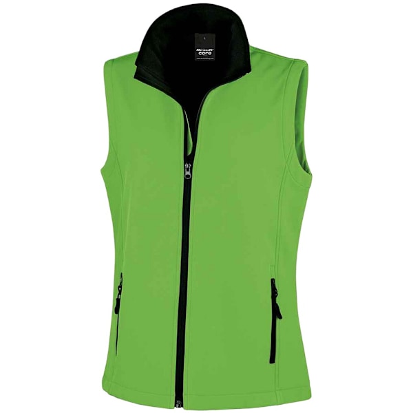 Result Dam/Kvinnor Core Tryckbar Mjuk Skal Väst M Viv Vivid Green/Black M