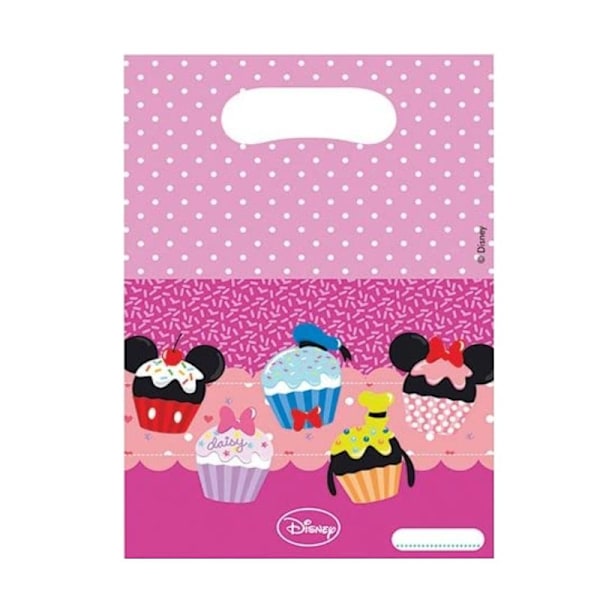 Disney Cupcake Mickey Mouse Presentpåse (6-pack) One Size Multi Multicoloured One Size