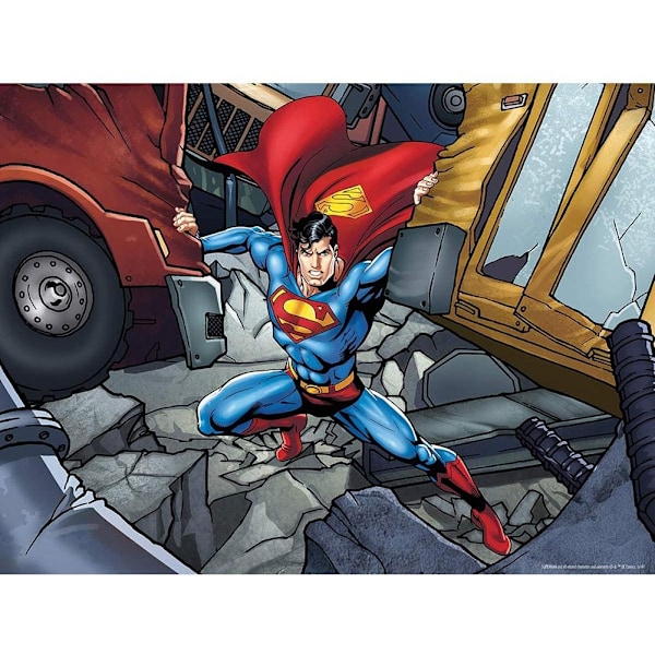 Superman 3D-pussel En storlek Flerfärgad Multicoloured One Size