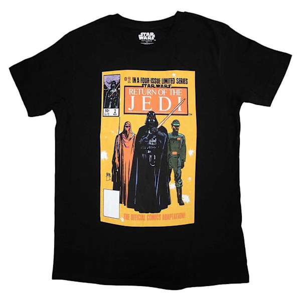 Star Wars: Återkomsten av Jedi Unisex Vuxen Comic Cover T-Shirt Black L