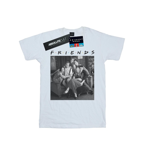 Friends Dam/Damer Svart Och Vitt Foto Bomull Boyfriend T- White XL