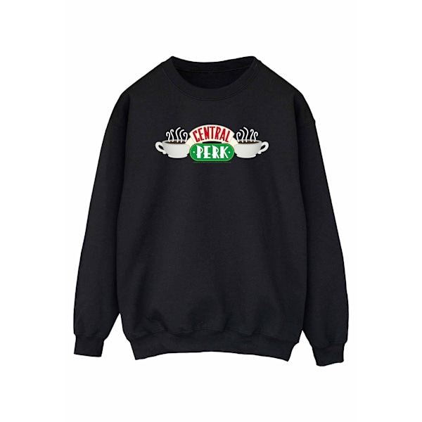 Friends Dam/Kvinnor Central Perk Sweatshirt M Svart Black M