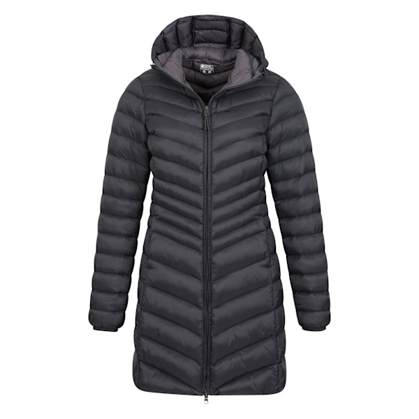 Mountain Warehouse Dam/Dam Florence Lång Vadderad Jacka 6 Black 6 UK