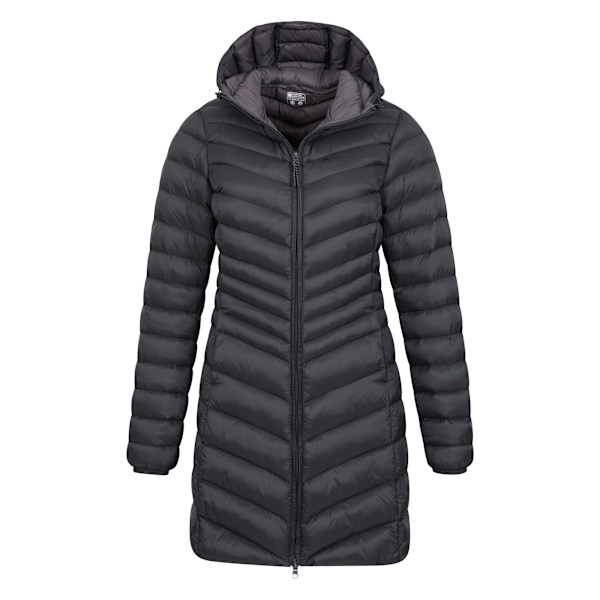 Mountain Warehouse Dam/Damer Florence Lång Vadderad Jacka 18 Black 18 UK