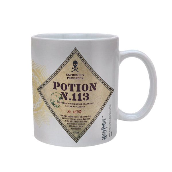 Harry Potter Potion nr 113 Mugg En Storlek Vit/Guld White/Gold One Size