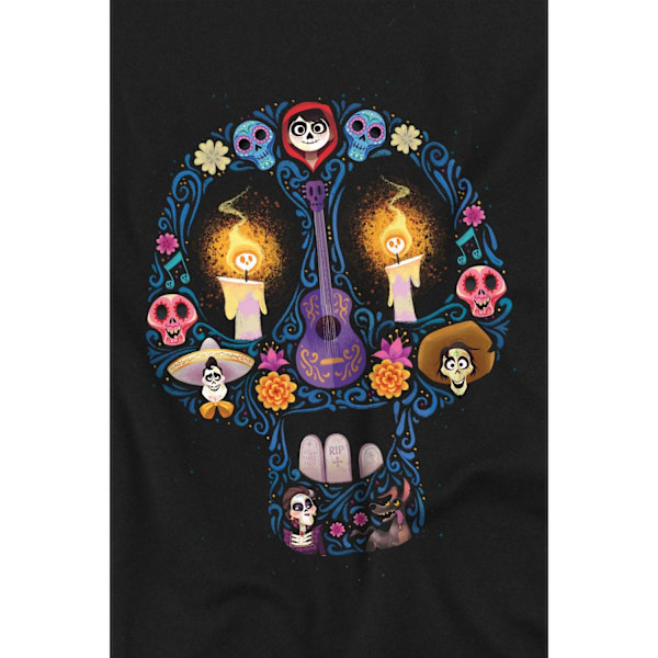 Coco Barn/Barn Day Of The Dead Ernesto Miguel Hector Dödskalle Black 9-10 Years
