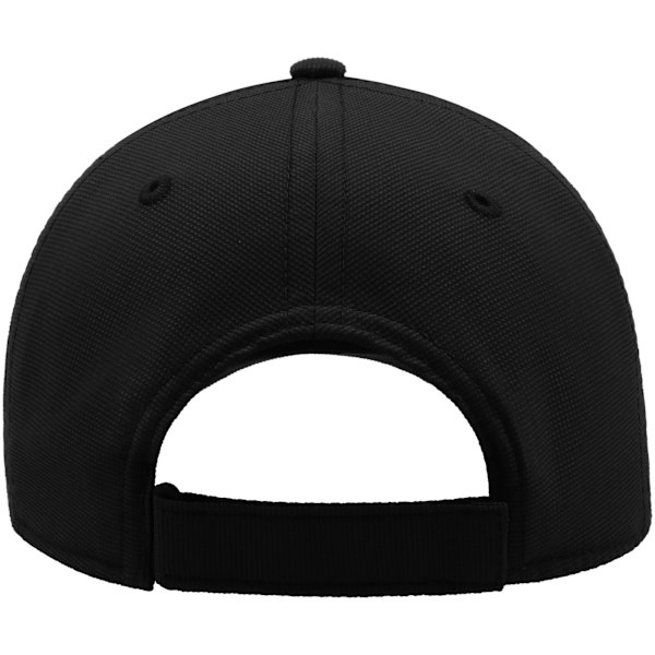 Atlantis Estoril 6 Panel Jacquard Recycled Baseball Cap One Size Black One Size