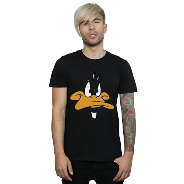 Looney Tunes Herr Daffy Duck Bomulls T-shirt S Svart Black S