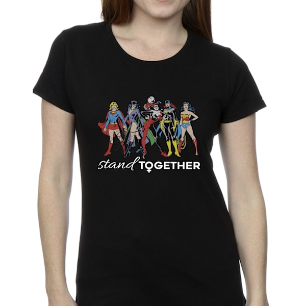 DC Comics Dam/Damer Women Of DC Stand Together Bomull T-shirt Black XL