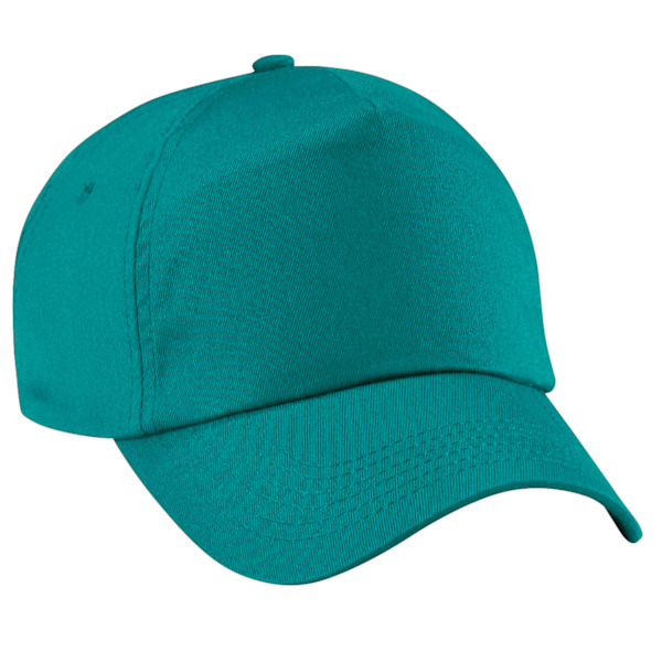 Beechfield Unisex Original 5-Panel Baseballkeps (2-pack) Emerald One Size