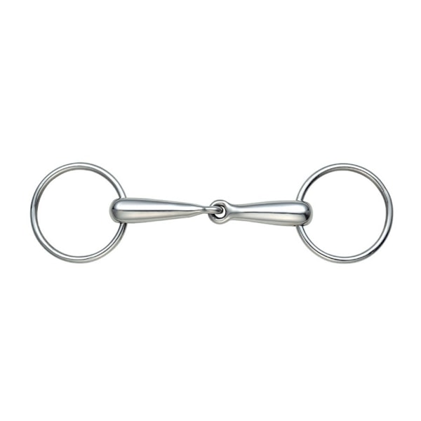 Shires Hollow Mouth Häst Lös Ring Snaffle Bett 5.75in Lätt S Light Steel 5.75in