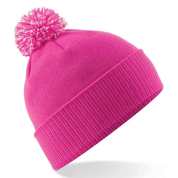 Beechfield Unisex Vuxenmössa En Storlek Fuchsia/Off White Fuchsia/Off White One Size