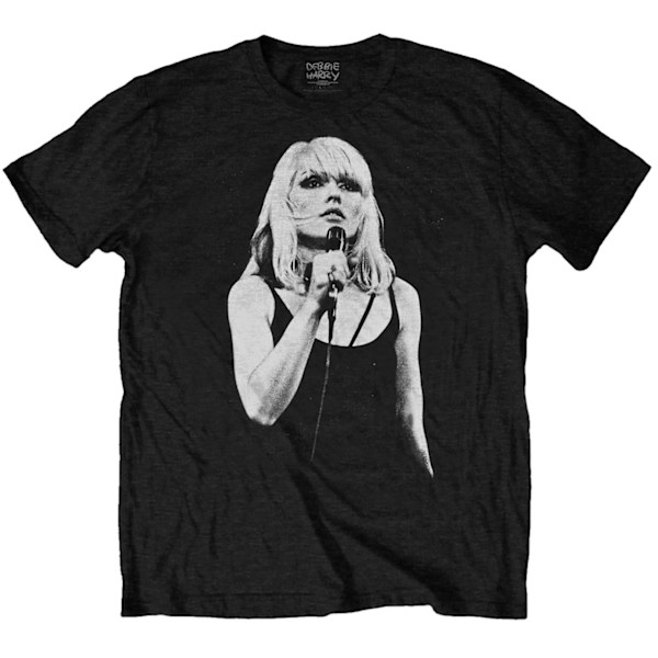 Debbie Harry Unisex Open Mic Bomull T-shirt M Svart Black M