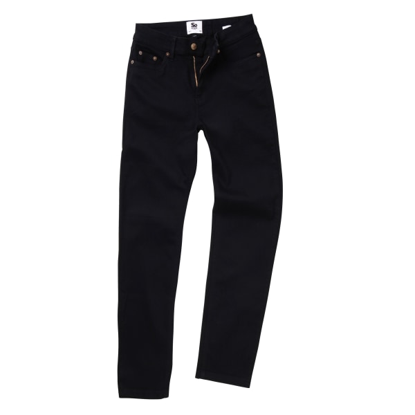 AWDis So Denim Dam/Dam Katy Jeans med raka ben 6/L Svart Black 6/L