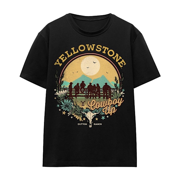 Yellowstone Unisex Vuxen Cowboy Up T-Shirt L Svart Black L