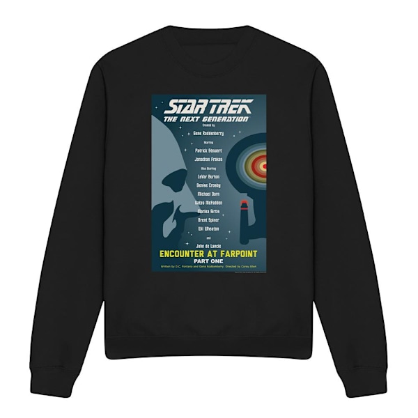 Star Trek Unisex Vuxen The Next Generation Säsong 1 Avsnitt 1 S Black S