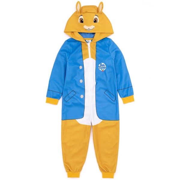 Peter Rabbit Barnkläder/Barn 3D Öron Pyjamas 12-18 Månader Blå Blue/White/Yellow 12-18 Months