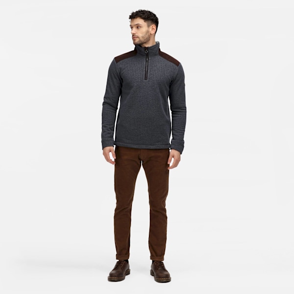 Regatta Professional Herr Half Zip Fleece Tröja L Marinblå Navy L