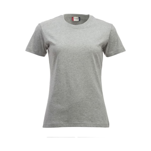 Clique Dam/Kvinnor Nya Classic Melange T-Shirt M Grå Grey M