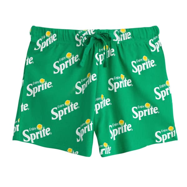 Sprite Dam/Dam Enjoy Kortärmad Kort Pyjamas Set M Grön Green/White M