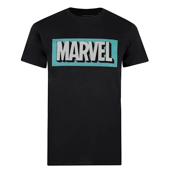 Marvel Retro Logo T-shirt XXL Svart Black XXL