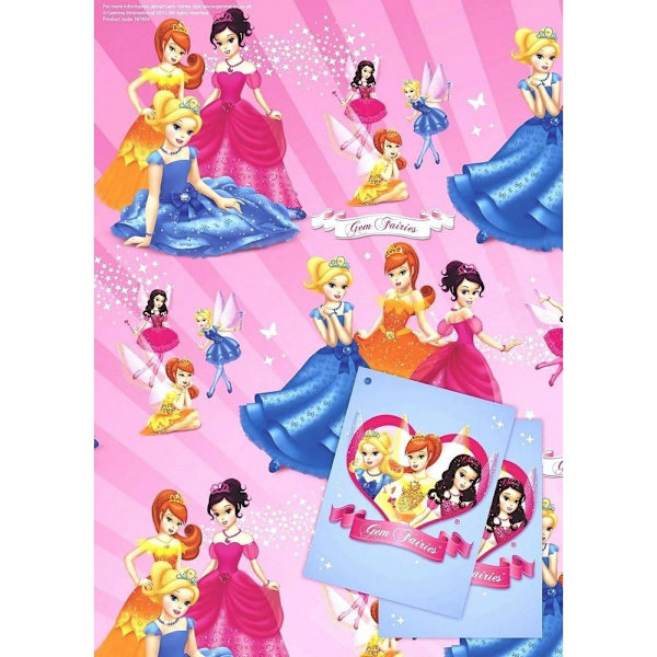 Gem Fairies Presentförpackning och kort (4-pack) En storlek Flerfärgad Multicoloured One Size