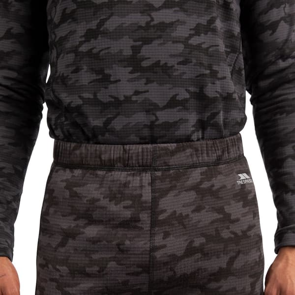 Trespass Derren Camo Base Layer Bottoms XL Mörkgrå Dark Grey XL