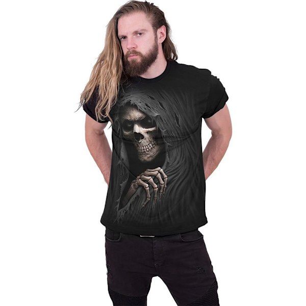 Spiral Direct Unisex Vuxen Grim Ripper T-shirt M Svart Black M