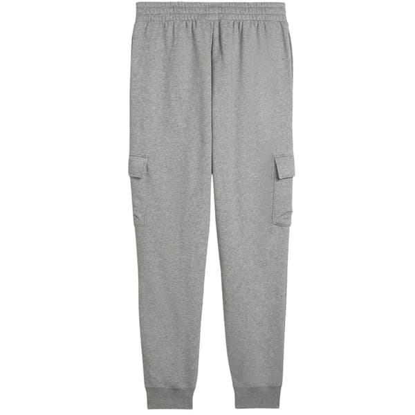 Puma Herr Fleece Logo Cargo Byxor M Grå Grey M