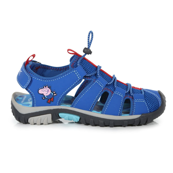 Regatta Greta Gris Sandaler för Barn/Barn 12 UK Child Imperial B Imperial Blue/True Red 12 UK Child