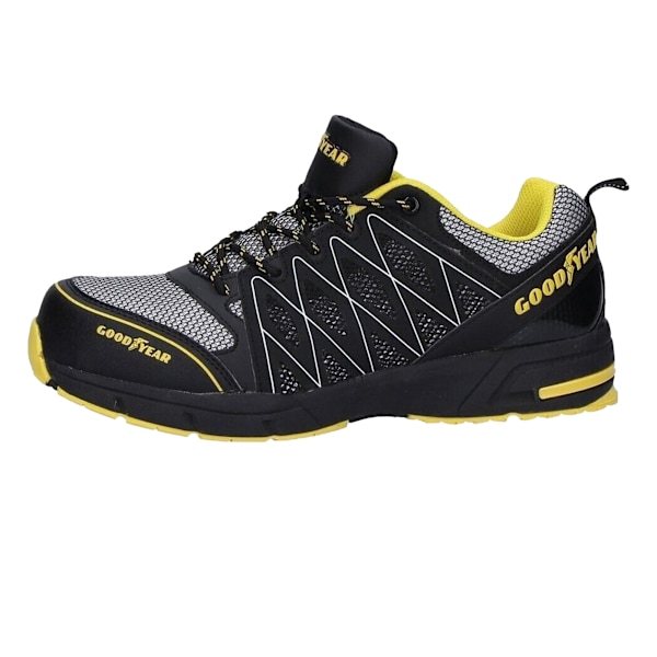 Goodyear Säkerhetsskor för Män Storlek 10 UK Svart/Gul Black/Yellow 10 UK