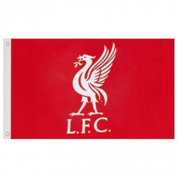 Liverpool FC Core Crest Flagga One Size Röd Red One Size
