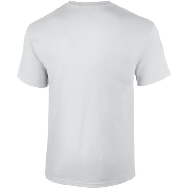 Gildan Mens Ultra Cotton Kortärmad T-shirt S Vit White S