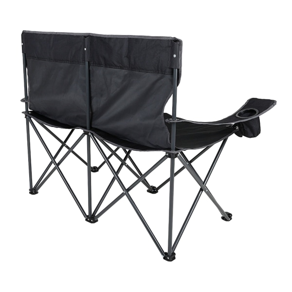 Regatta Isla Logo Travel 2 Person Camping Chair One Size Black/ Black/Grey One Size