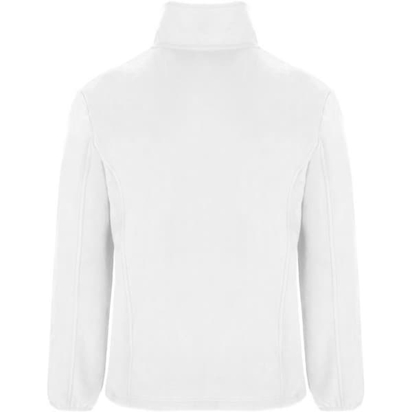 Roly Herr Artic Full Zip Fleece Jacka 3XL Vit White 3XL